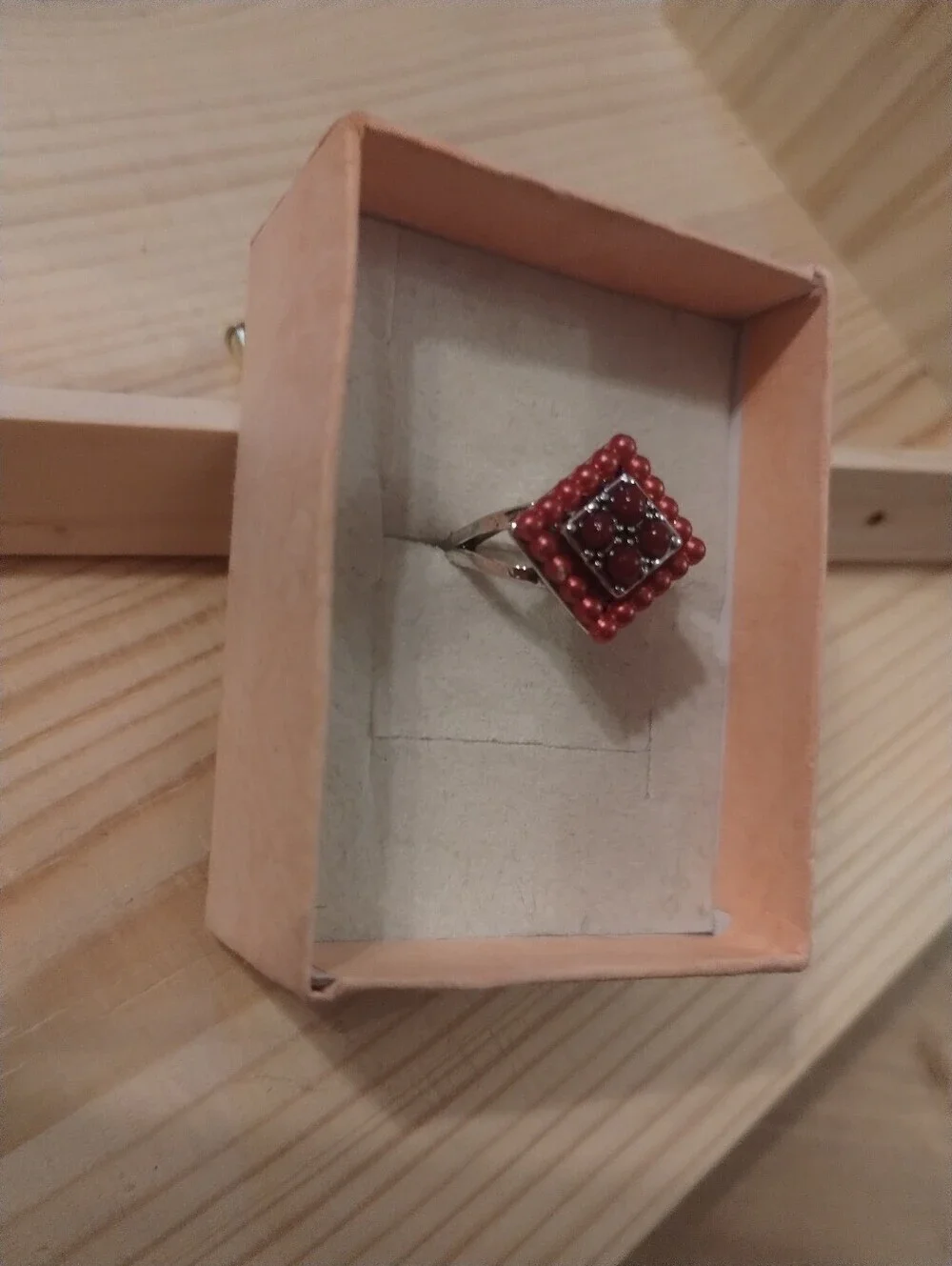 N/A red beaded